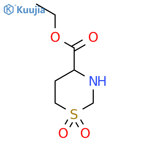 Ethyl 1,1-dioxo-1lambda6,3-thiazinane-4-carboxylate structure