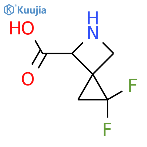 1,1-Difluoro-5-azaspiro[2.3]hexane-4-carboxylic acid structure
