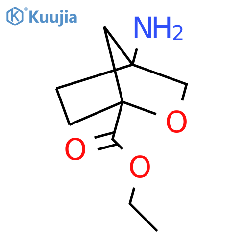 ethyl 4-amino-2-oxabicyclo2.2.1heptane-1-carboxylate structure