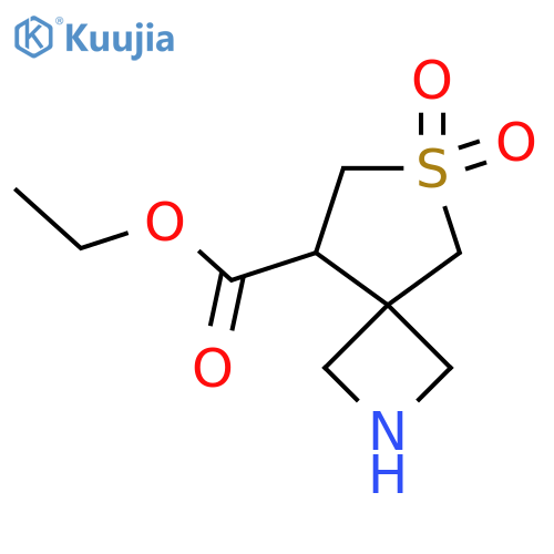 ethyl 6,6-dioxo-6lambda6-thia-2-azaspiro3.4octane-8-carboxylate structure