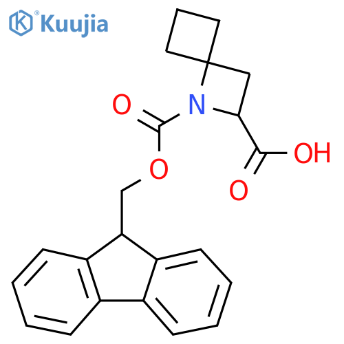 1-{(9H-fluoren-9-yl)methoxycarbonyl}-1-azaspiro3.3heptane-2-carboxylic acid structure
