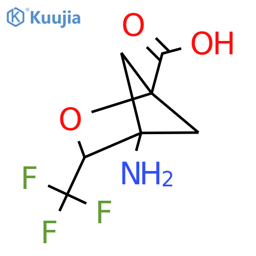 4-amino-3-(trifluoromethyl)-2-oxabicyclo2.1.1hexane-1-carboxylic acid structure