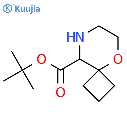 tert-butyl 5-oxa-8-azaspiro3.5nonane-9-carboxylate structure