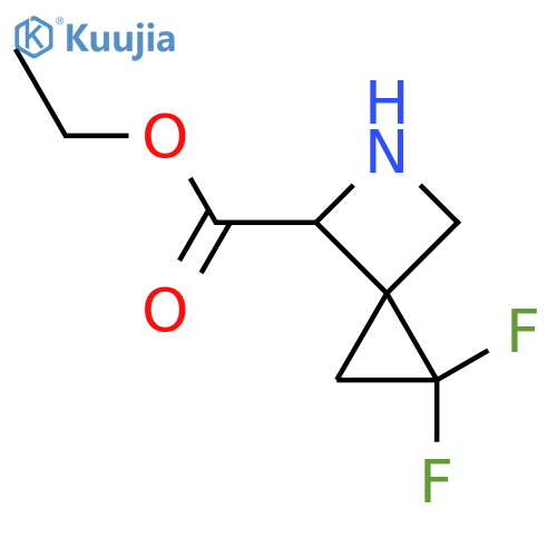 ethyl 1,1-difluoro-5-azaspiro2.3hexane-4-carboxylate structure