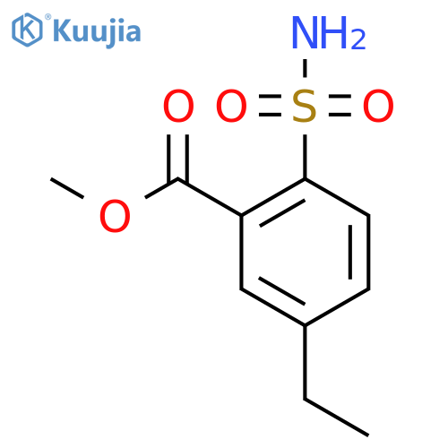 Methyl 5-ethyl-2-sulfamoylbenzoate structure
