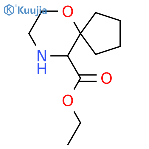 ethyl 6-oxa-9-azaspiro4.5decane-10-carboxylate structure