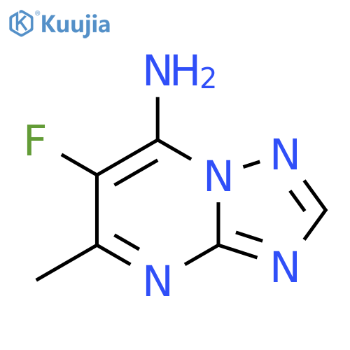 6-fluoro-5-methyl-1,2,4triazolo1,5-apyrimidin-7-amine structure