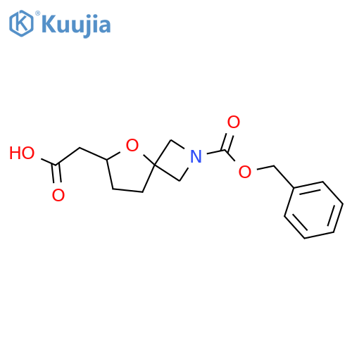 2-{2-(benzyloxy)carbonyl-5-oxa-2-azaspiro3.4octan-6-yl}acetic acid structure