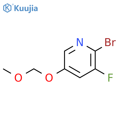 2-Bromo-3-fluoro-5-(methoxymethoxy)pyridine structure