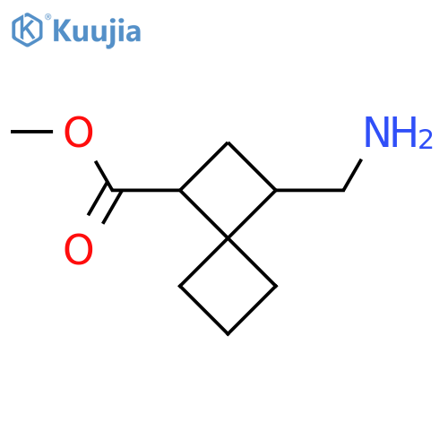 methyl 3-(aminomethyl)spiro3.3heptane-1-carboxylate structure
