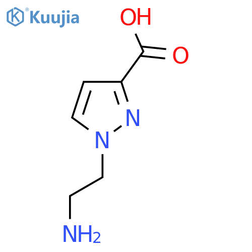 1-(2-aminoethyl)-1H-pyrazole-3-carboxylic acid structure