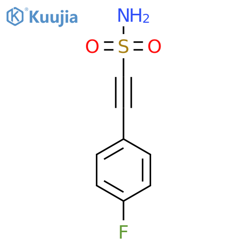(4-Fluorophenyl)ethynesulfonamide structure