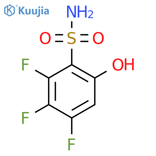 2,3,4-Trifluoro-6-hydroxybenzene-1-sulfonamide structure