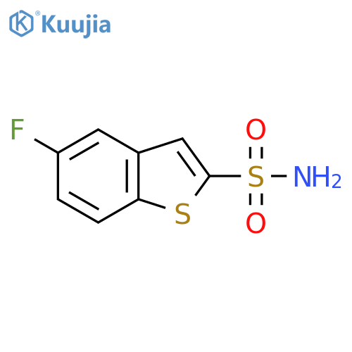 5-Fluoro-1-benzothiophene-2-sulfonamide structure