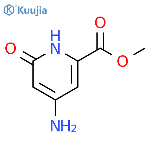 methyl 4-amino-6-hydroxypyridine-2-carboxylate structure