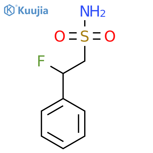 2-Fluoro-2-phenylethane-1-sulfonamide structure