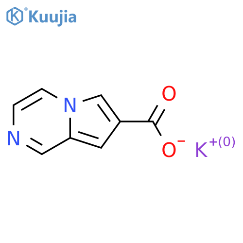 potassium pyrrolo1,2-apyrazine-7-carboxylate structure