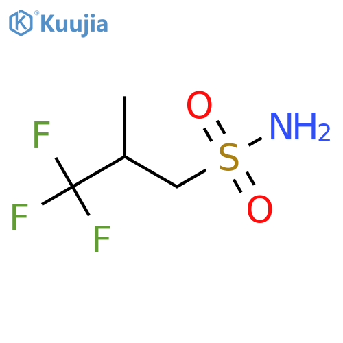 3,3,3-Trifluoro-2-methylpropane-1-sulfonamide structure