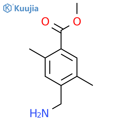 Methyl 4-(aminomethyl)-2,5-dimethylbenzoate structure