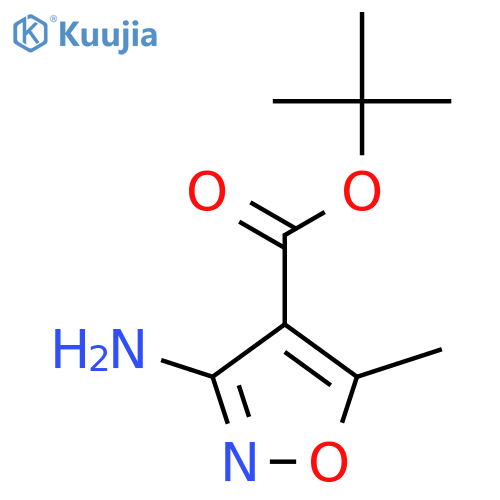 Tert-butyl 3-amino-5-methyl-1,2-oxazole-4-carboxylate structure