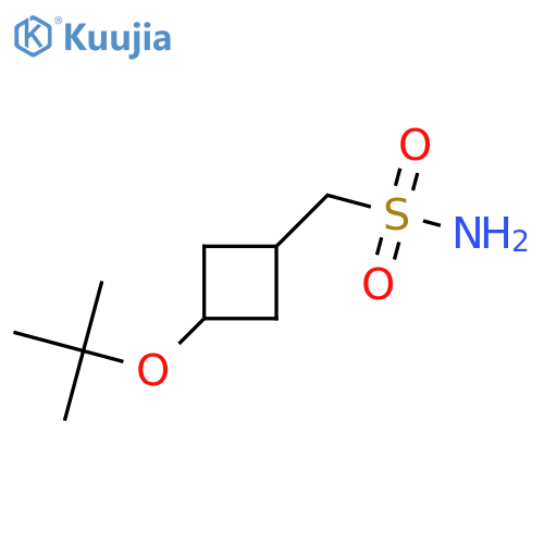 [3-(Tert-butoxy)cyclobutyl]methanesulfonamide structure