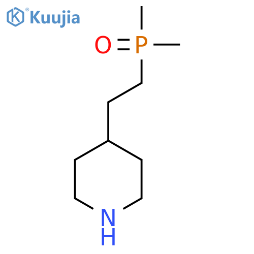 4-2-(dimethylphosphoryl)ethylpiperidine structure