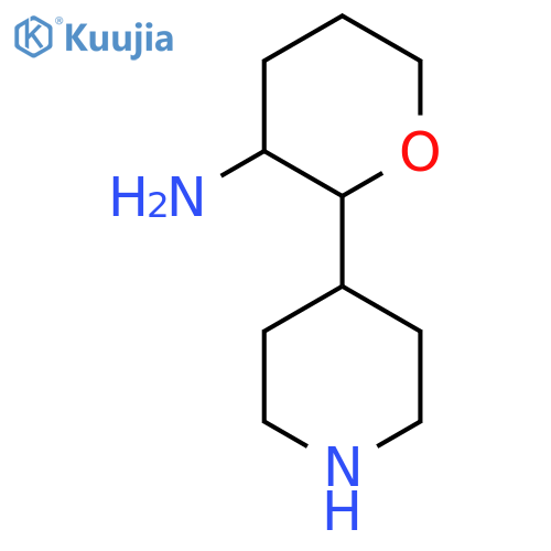 2-(Piperidin-4-yl)oxan-3-amine structure
