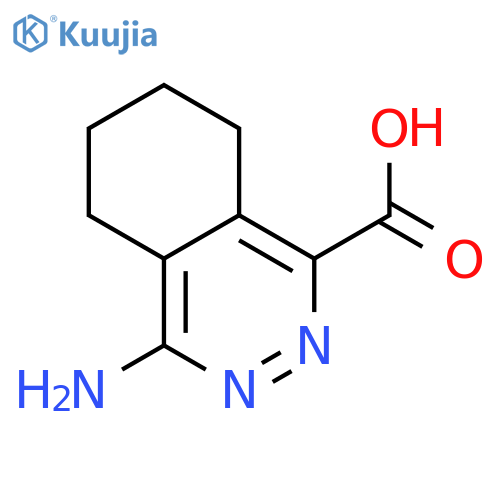 4-Amino-5,6,7,8-tetrahydrophthalazine-1-carboxylic acid structure