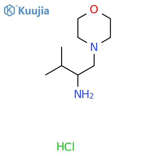 3-methyl-1-(morpholin-4-yl)butan-2-amine hydrochloride structure