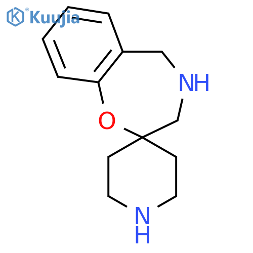 4,5-dihydro-3H-spiro1,4-benzoxazepine-2,4'-piperidine structure