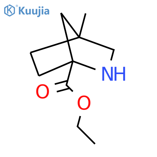 ethyl 4-methyl-2-azabicyclo2.2.1heptane-1-carboxylate structure