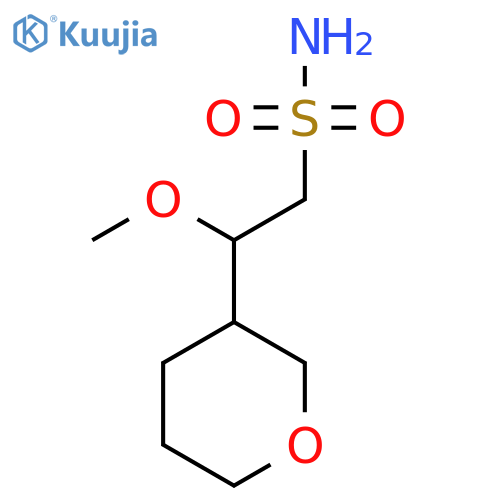 2-Methoxy-2-(oxan-3-yl)ethane-1-sulfonamide structure