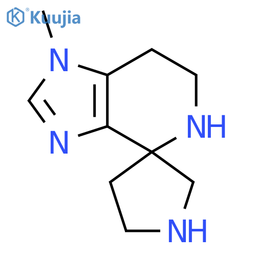 1-Methyl-1,5,6,7-tetrahydrospiro[imidazo[4,5-c]pyridine-4,3'-pyrrolidine] structure