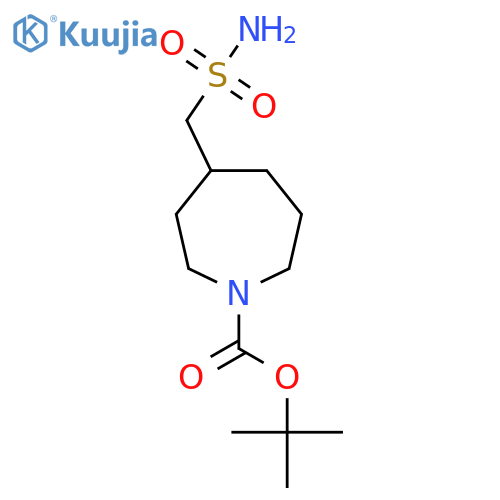 Tert-butyl 4-(sulfamoylmethyl)azepane-1-carboxylate structure