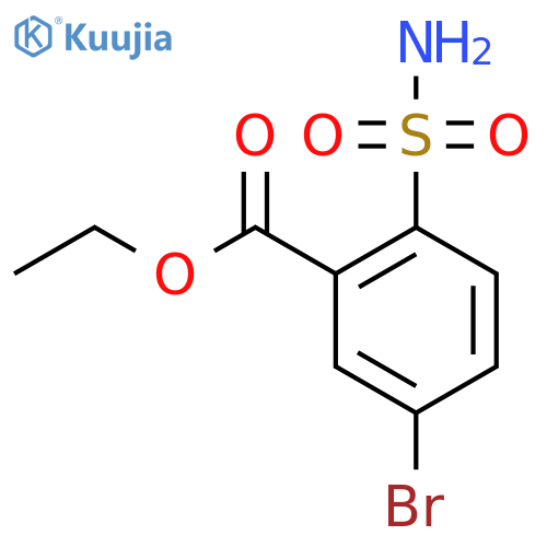 Ethyl 5-bromo-2-sulfamoylbenzoate structure