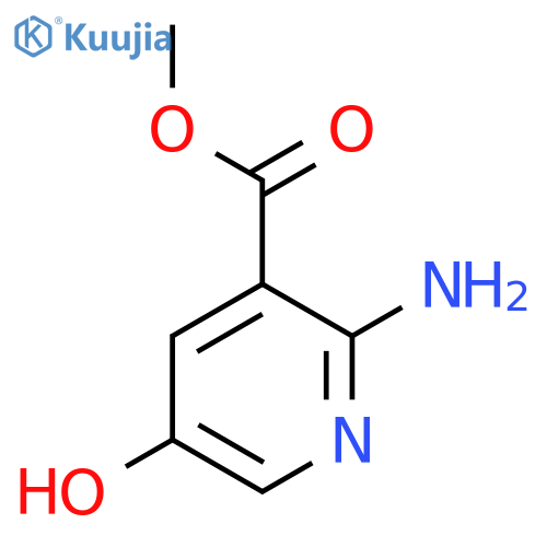 methyl 2-amino-5-hydroxypyridine-3-carboxylate structure