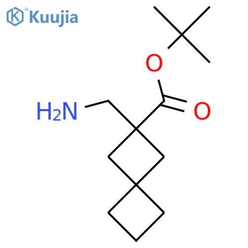 tert-butyl 2-(aminomethyl)spiro3.3heptane-2-carboxylate structure