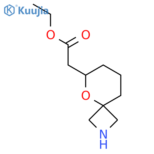 ethyl 2-{5-oxa-2-azaspiro3.5nonan-6-yl}acetate structure