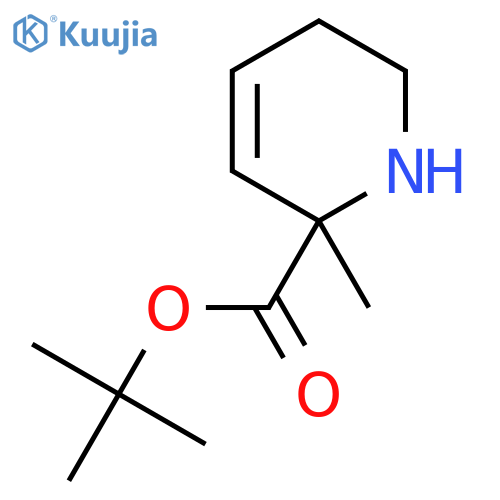 Tert-butyl 2-methyl-1,2,5,6-tetrahydropyridine-2-carboxylate structure