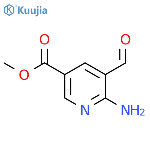 Methyl 6-amino-5-formylpyridine-3-carboxylate structure