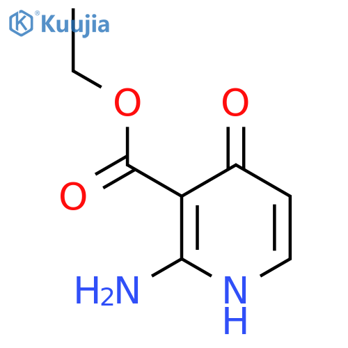 Ethyl 2-amino-4-hydroxypyridine-3-carboxylate structure