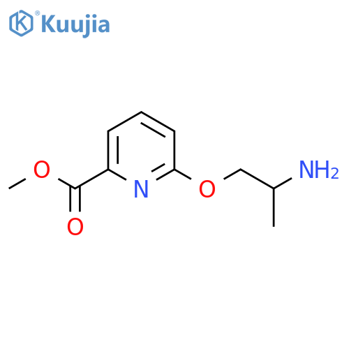 Methyl 6-(2-aminopropoxy)pyridine-2-carboxylate structure