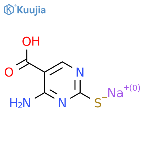Sodium (4-amino-5-carboxypyrimidin-2-yl)sulfanide structure
