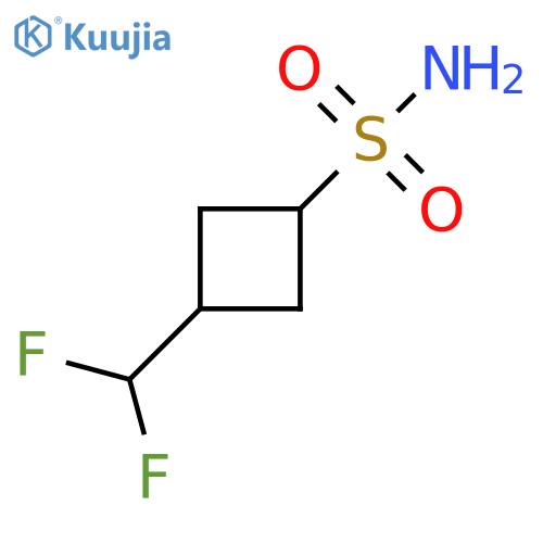 3-(Difluoromethyl)cyclobutane-1-sulfonamide structure