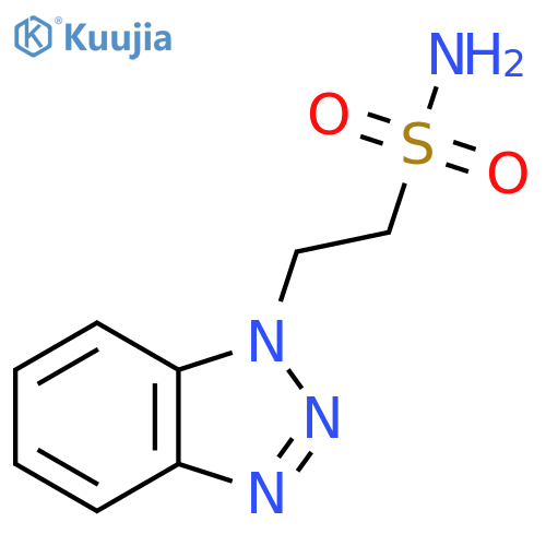 2-(1H-1,2,3-benzotriazol-1-yl)ethane-1-sulfonamide structure