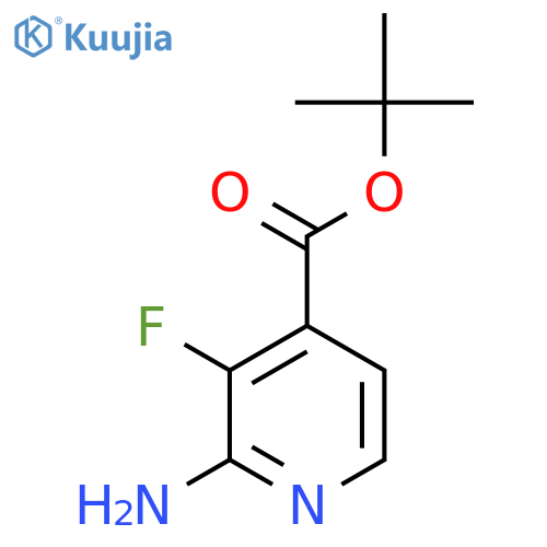 Tert-butyl 2-amino-3-fluoropyridine-4-carboxylate structure