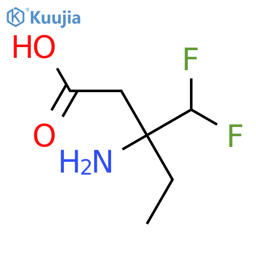 3-Amino-3-(difluoromethyl)pentanoic acid structure