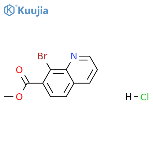 methyl 8-bromoquinoline-7-carboxylate hydrochloride structure