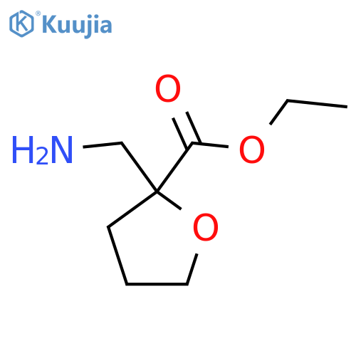 Ethyl 2-(aminomethyl)oxolane-2-carboxylate structure