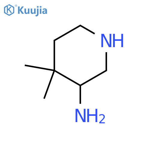 4,4-diMethylpiperidin-3-aMine structure